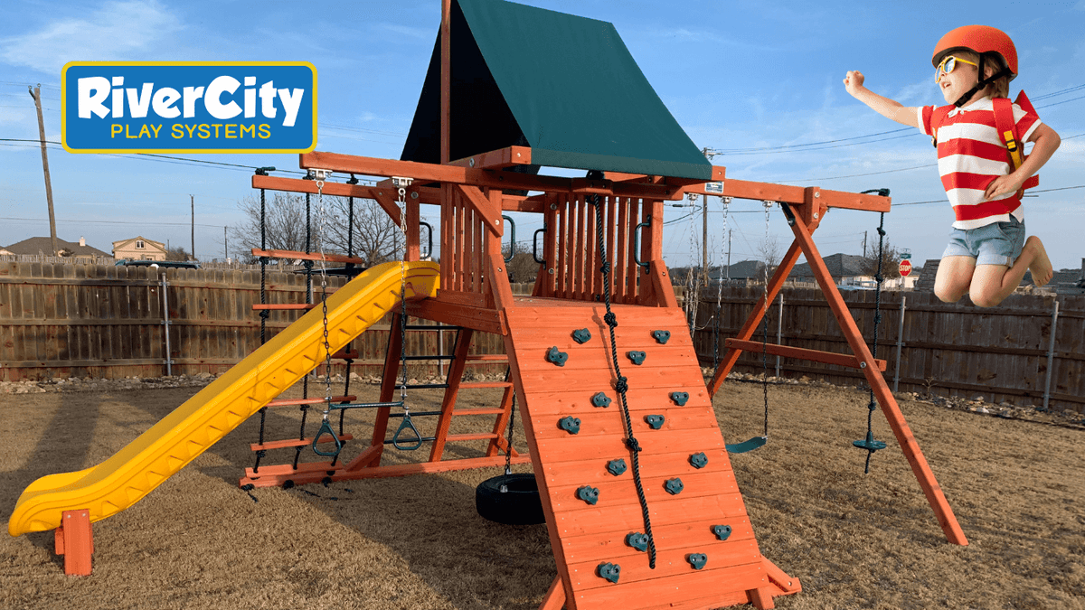 San Antonio's Top Wooden Playsets River City Play Systems