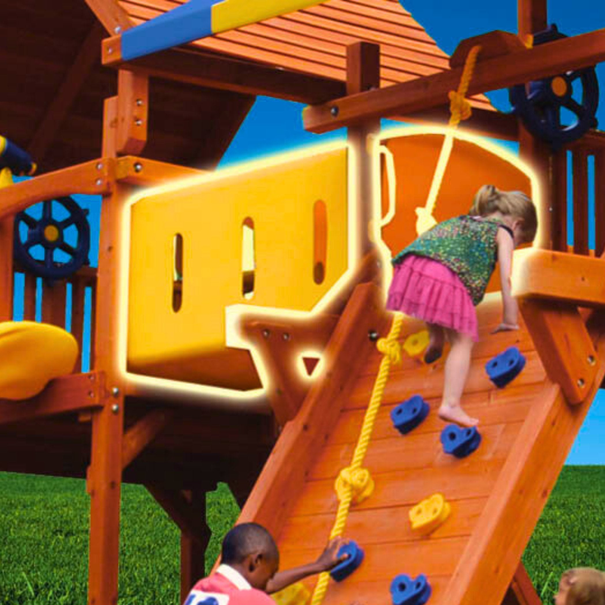 San Antonio Outdoor Swing Tire Swing & Sensory Swing Addons River City Play Systems