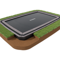 North 17′ x 12′ Rectangular In-Ground Trampoline