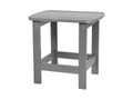 Poly Resin Adirondack Side Table – Gray