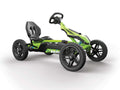 Rally DRT Green Kids Pedal Kart (Ages 4 to 12)