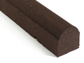 92" Brown Rubber Playground Timbers