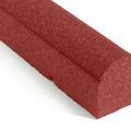 92" Red Rubber Playground Timbers
