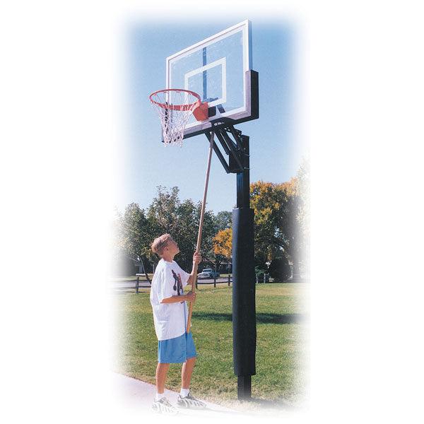 Champ In Ground Adjustable Basketball Goal - River City Play Systems