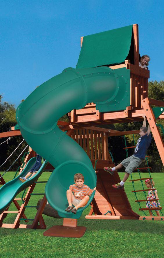 Extreme Corkscrew Slide for Playground One!® Swing Sets Fun