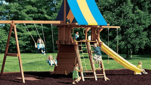 Swing Mats - Buy Rubberific Swing Mats at River City Play Systems - Less Wear on Your Yard - River City Play Systems