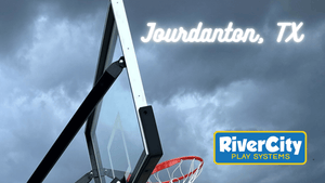 Basketball Hoop Installed in Jourdanton, TX by River City Play Systems