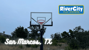 Basketball Hoop Installed in San Marcos, TX by River City Play Systems