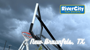 Basketball Hoop Installed in New Braunfels, TX by River City Play Systems