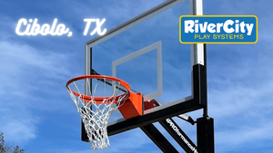 Basketball Hoop Installed in Cibolo, TX by River City Play Systems