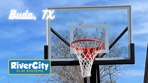 Basketball Hoop Installed in Buda, TX by River City Play Systems