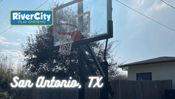 Basketball Hoop Installed in San Antonio, TX by River City Play Systems