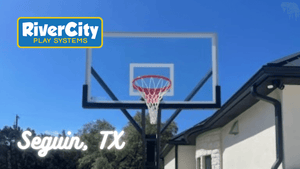 Basketball Hoop Installed in Seguin, TX by River City Play Systems