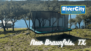 Trampoline Installed in New Braunfels, TX by River City Play Systems