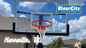 Basketball Hoop Installed in Kerrville, TX by River City Play Systems