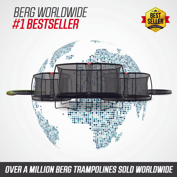 14ft BERG Champion | Trampoline + Safety Net