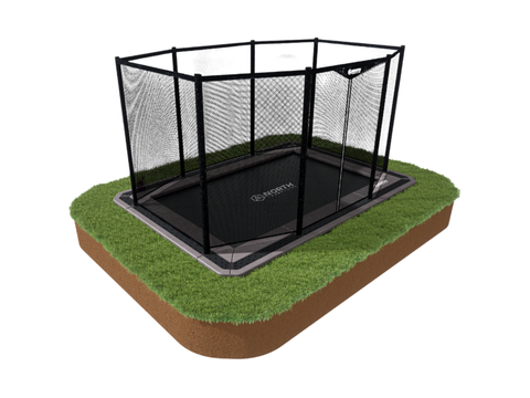 12' × 8' Rectangle Inground Trampoline