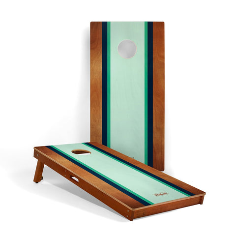 Graphic Wood Beach Cornhole Set | 2ft x 4ft