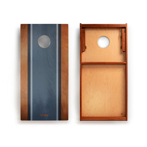 Graphic Wood Beach Cornhole Set | 2ft x 4ft