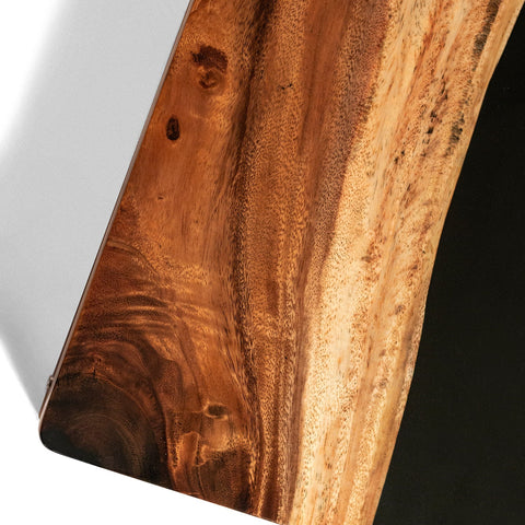 Resin & Wood Live Edge Cornhole Set | 2ft x 4ft