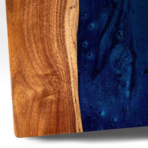 Resin & Wood Live Edge Cornhole Set | 2ft x 4ft