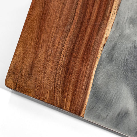 Resin & Wood Live Edge Cornhole Set | 2ft x 4ft