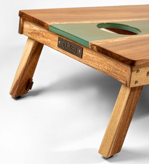 Resin & Wood Live Edge Cornhole Set | 2ft x 4ft