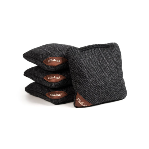 Herringbone Cornhole Bags | 6in Premium All-Weather