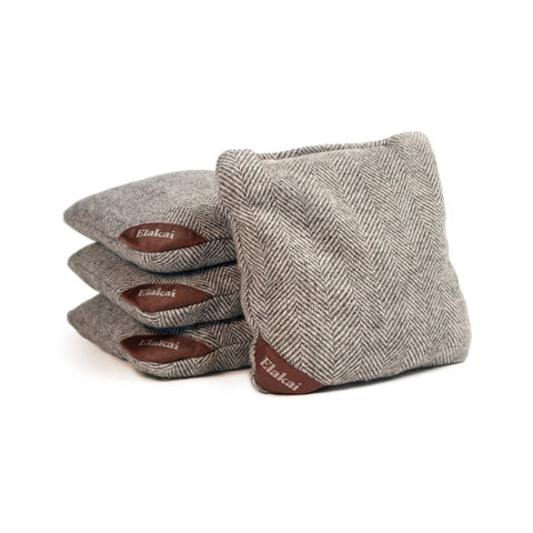 Herringbone Cornhole Bags | 6in Premium All-Weather
