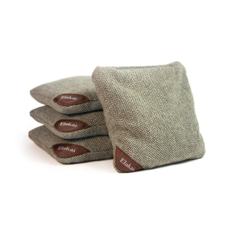 Herringbone Cornhole Bags | 6in Premium All-Weather