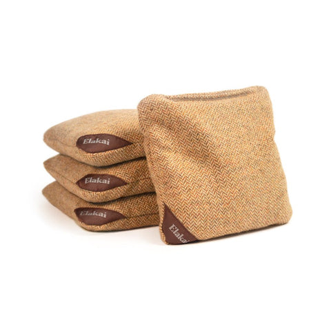 Herringbone Cornhole Bags | 6in Premium All-Weather