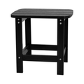 Poly Resin Adirondack Side Table – Black