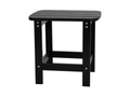 Poly Resin Adirondack Side Table – Black