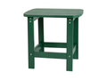 Poly Resin Adirondack Side Table – Green