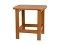 Poly Resin Adirondack Side Table – Teak