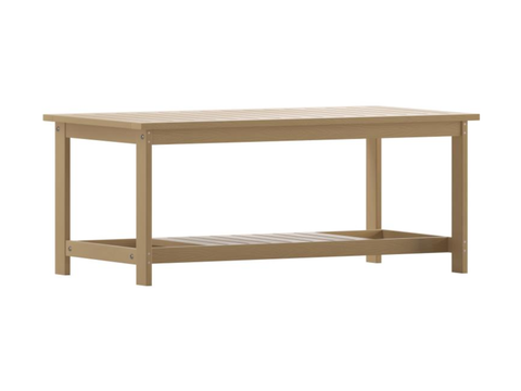 Poly Resin Adirondack Coffee Table – Natural Cedar