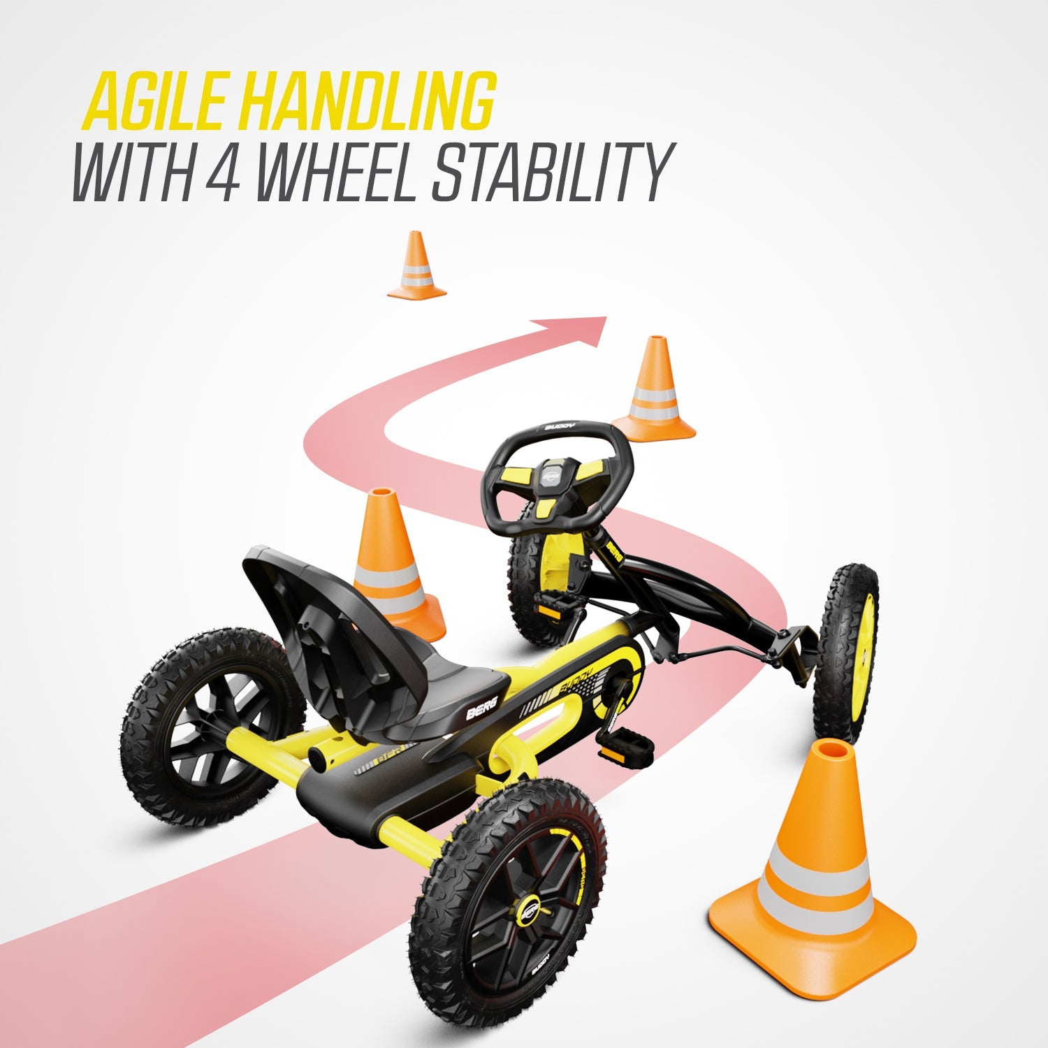 BERG Buddy Cross Kids Pedal Kart
