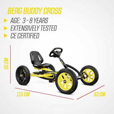 berg pedal gokart buddy cross Buddy Cross (Ages 3 to 8)