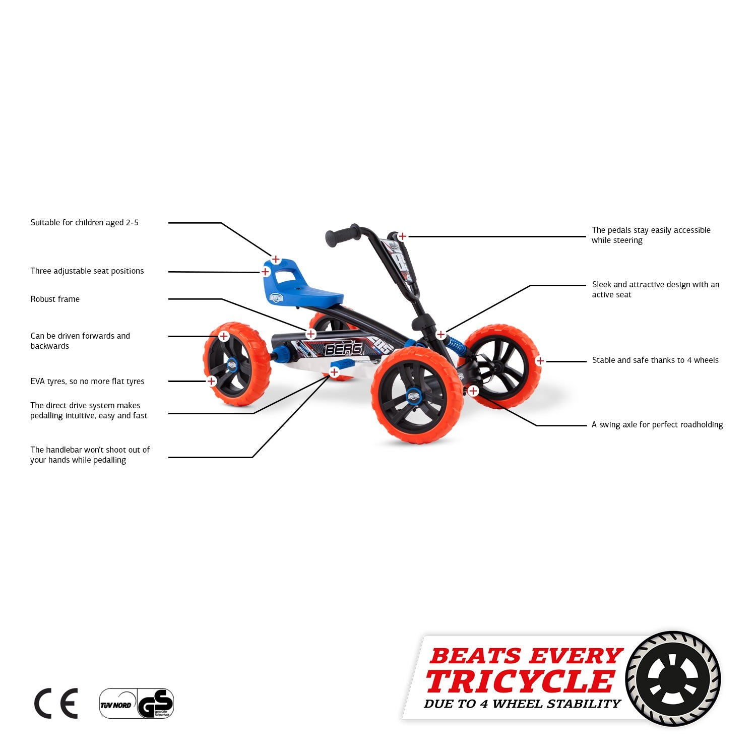 berg buzzy nitro pedal go kart Berg Buzzy Nitro Pedal Kart