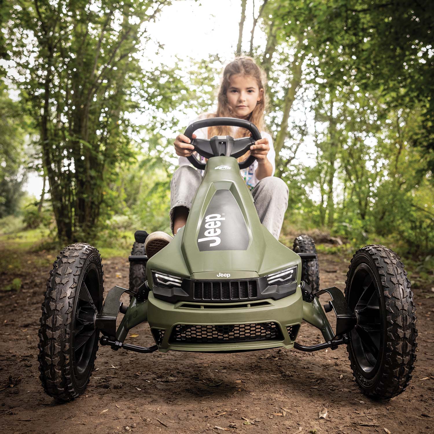 jeep pedal go kart BERG Jeep Rally Cherokee Go-Kart