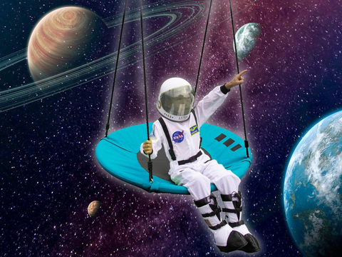 Cacoon Saucer Swing - Neptune Blue