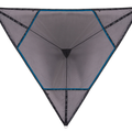 Gray kite with black frame on a white background