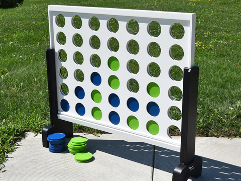 Giant 4-in-Row Outdoor Game