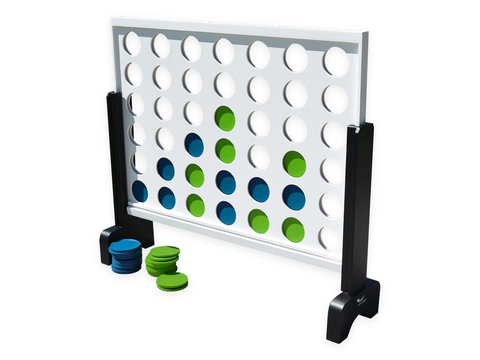 Giant 4-in-Row Outdoor Game