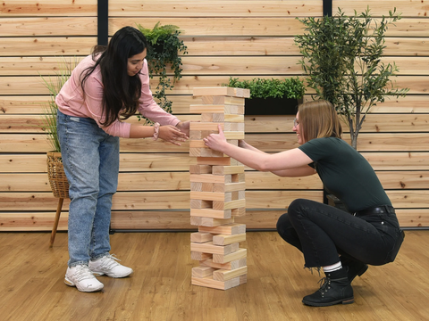 Giant Tumble Tower Game