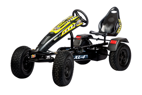 Charger Yellow XL-4 Pro Pedal Go-Kart (Ages 7 to Adult)