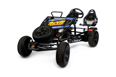 Tracker Blue XXL-4 Pro Pedal Go-Kart (Ages 7 to Adult)