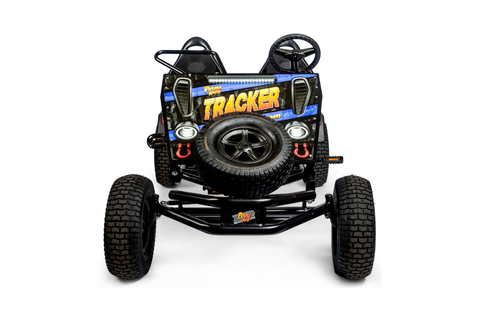 Tracker Blue XXL-4 Pro Pedal Go-Kart (Ages 7 to Adult)