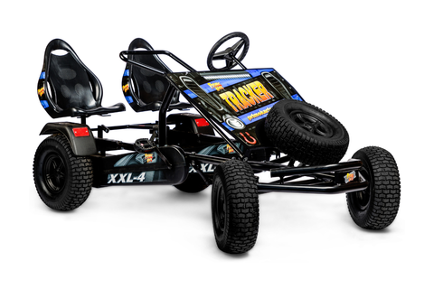 Tracker Blue XXL-4 Pro Pedal Go-Kart (Ages 7 to Adult)