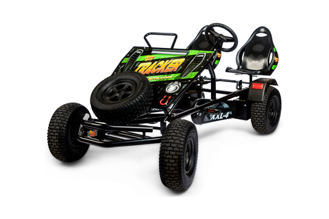 Tracker Green XXL-4 Pro Pedal Go-Kart (Ages 7 to Adult)